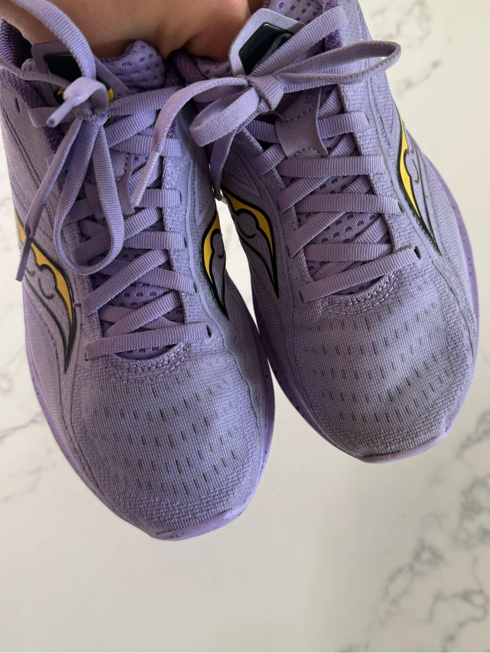 Saucony Kinvara 13 Running Shoes - Purple / Empire Gold - Women's Size 10